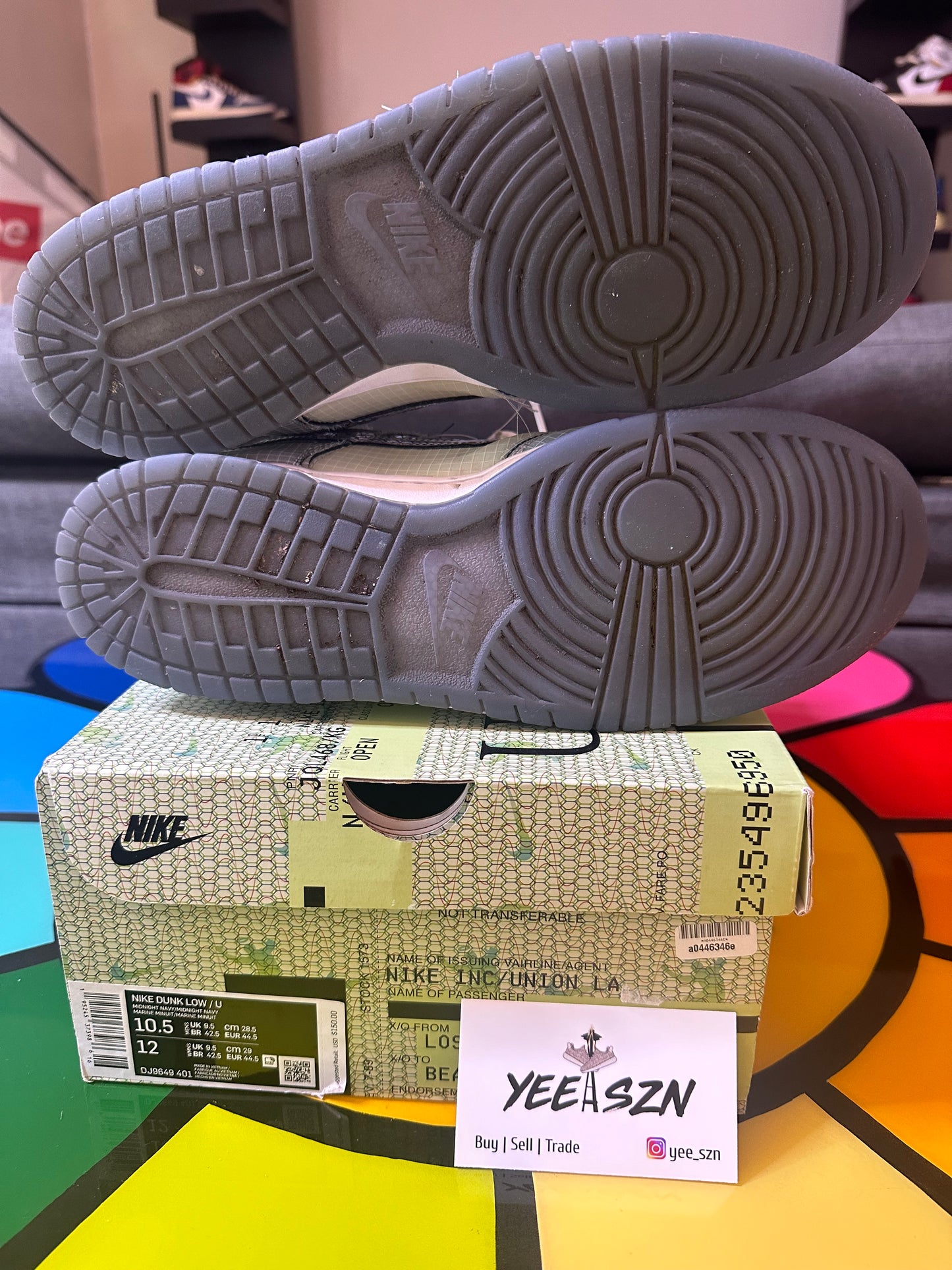 Nike Dunk Low Union Passport Pack Pistachio