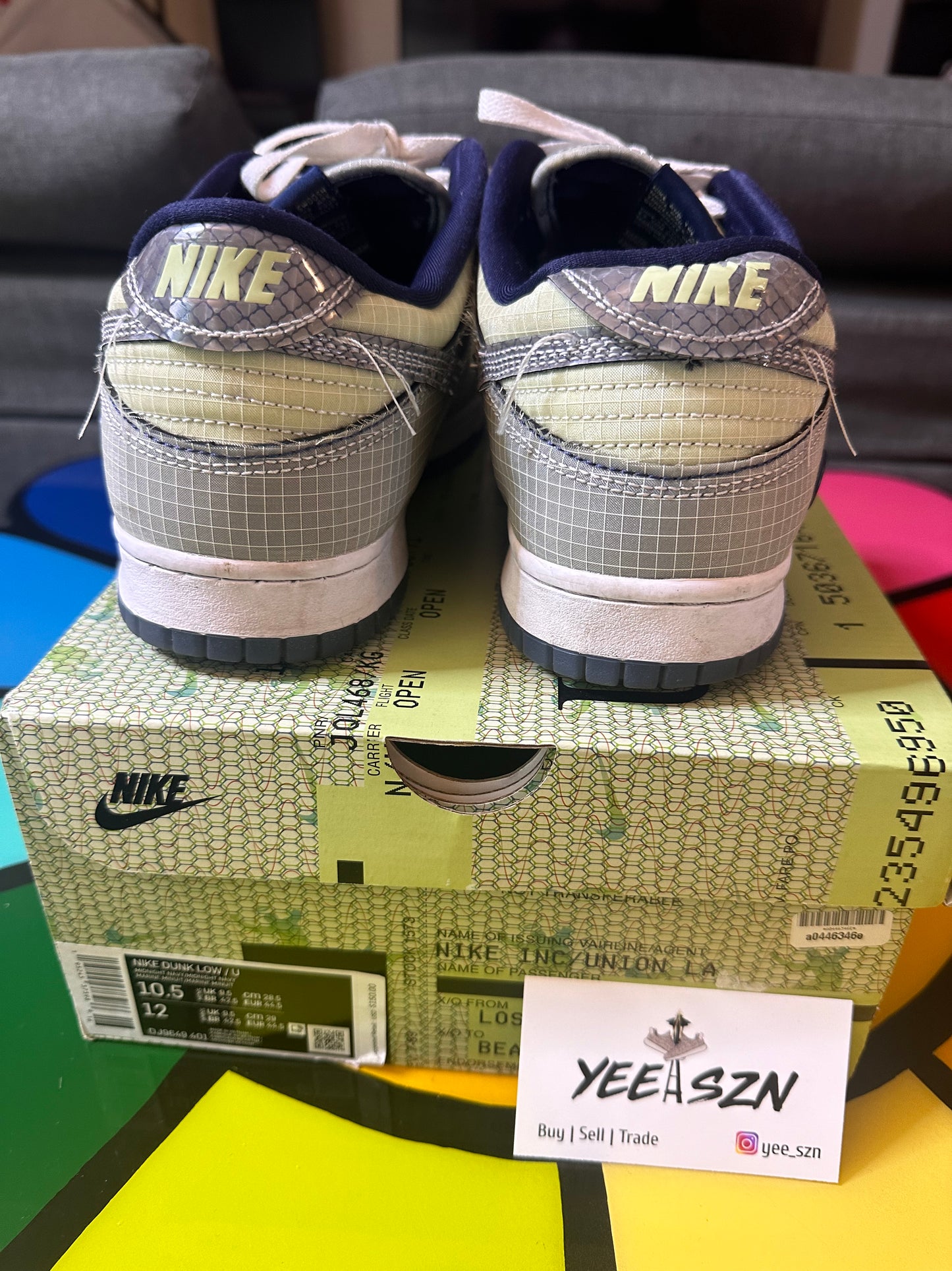 Nike Dunk Low Union Passport Pack Pistachio