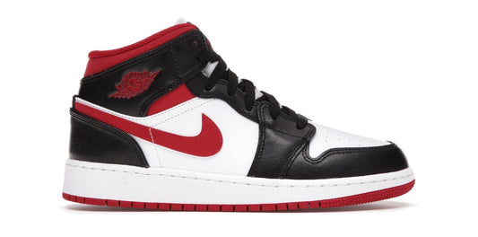 Jordan 1 Mid Gym Red Black White (GS)