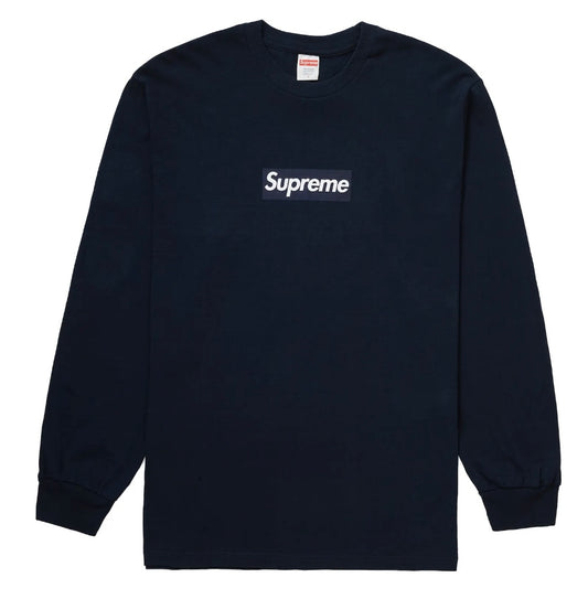 Supreme Box Logo L/S Tee Navy