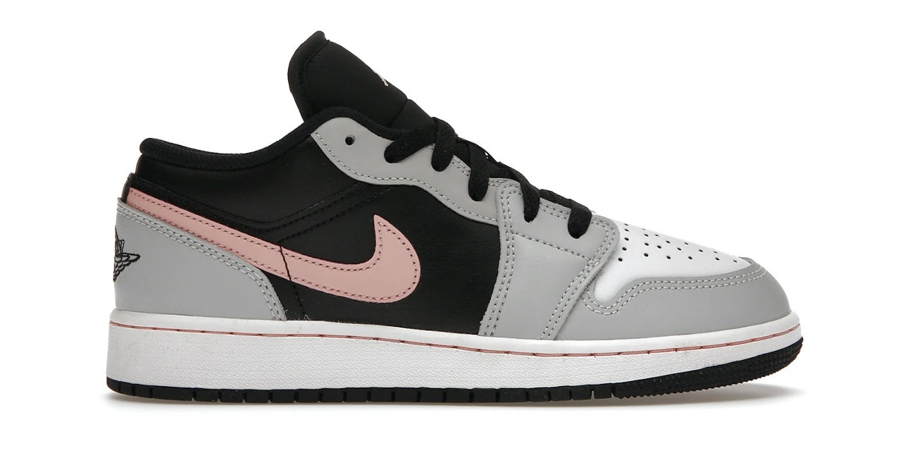 Jordan 1 Low Black Grey Pink (GS)