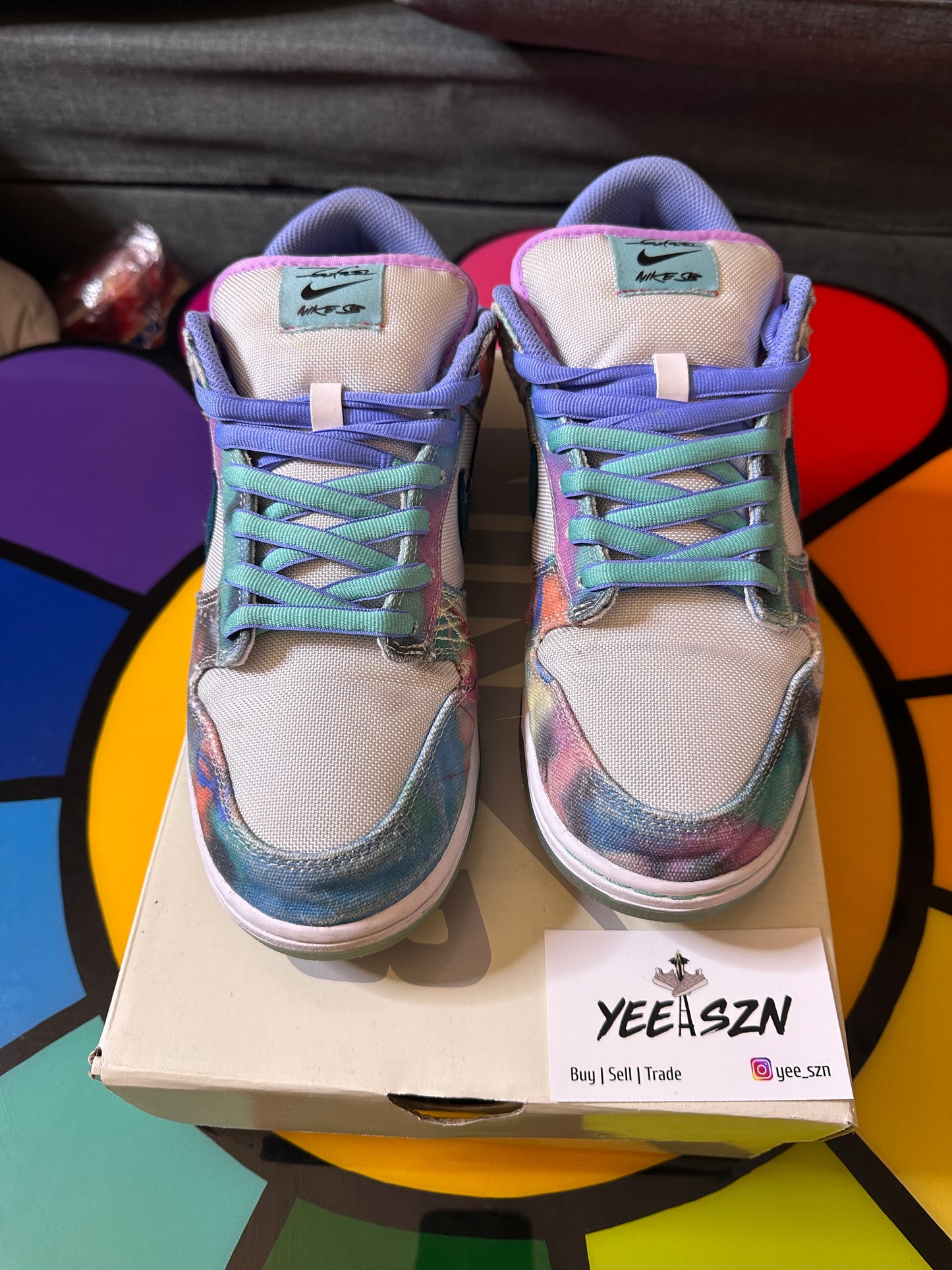 Nike SB Dunk Low Futura Laboratories Bleached Aqua