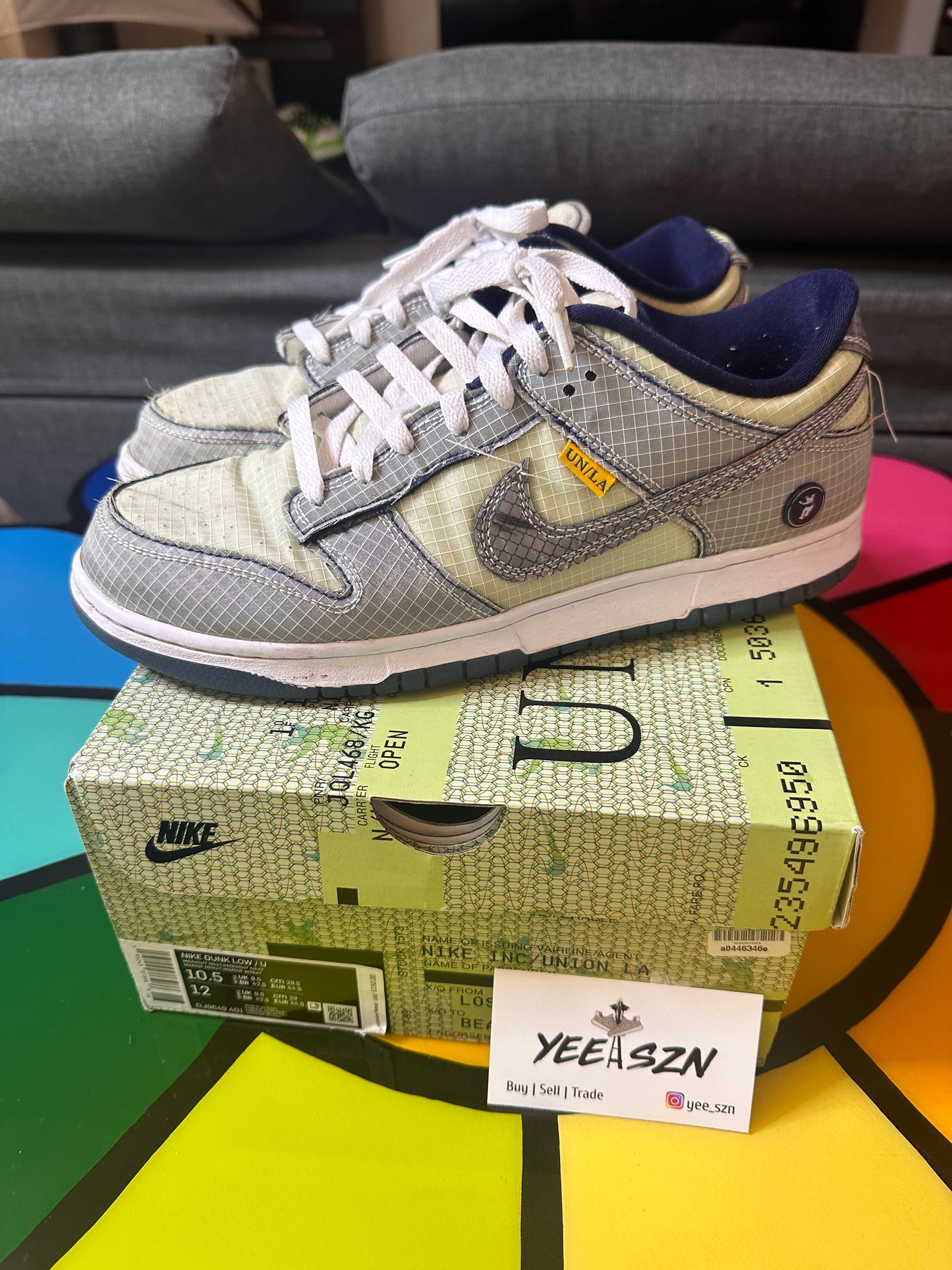 Nike Dunk Low Union Passport Pack Pistachio