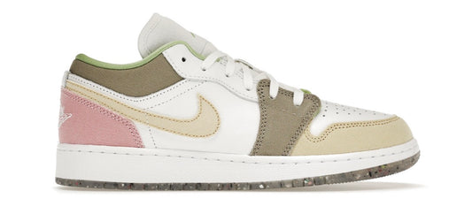 Jordan 1 Low Pastel Grind Vivid Green (GS)