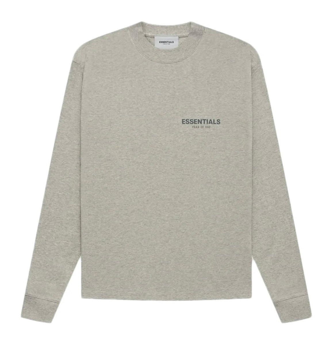 Fear of God Essentials Core Collection L/S T-shirt Dark Heather Oatmeal