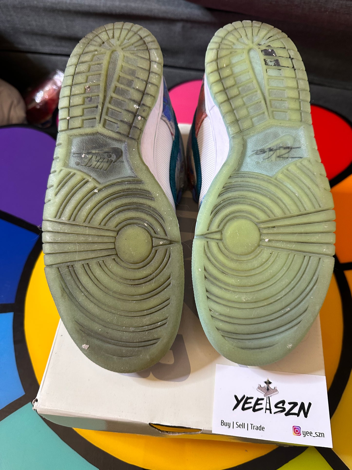 Nike SB Dunk Low Futura Laboratories Bleached Aqua