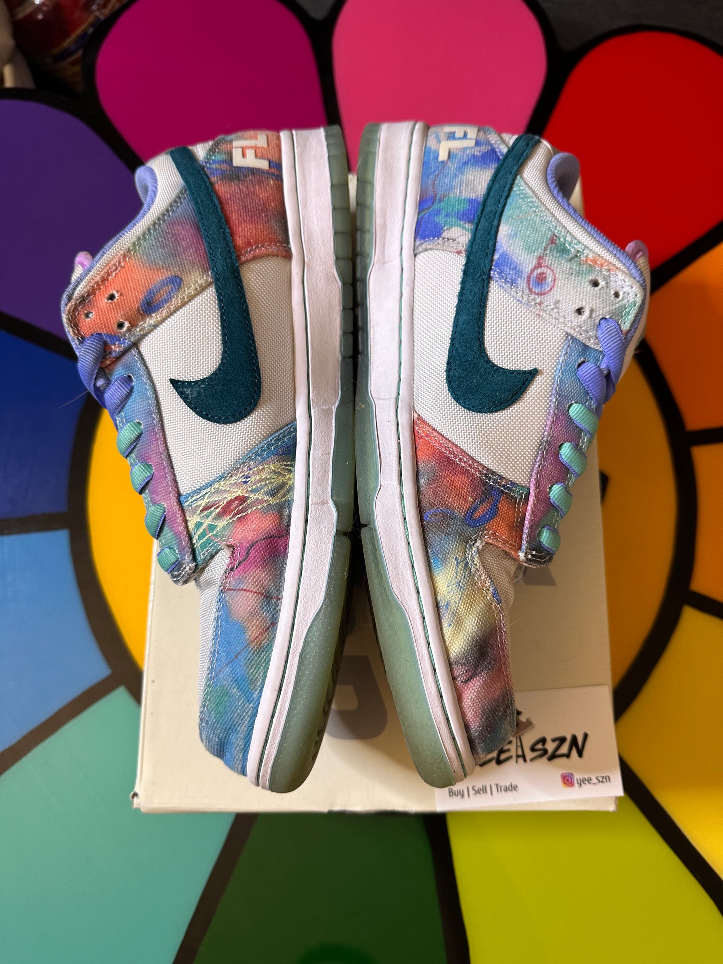 Nike SB Dunk Low Futura Laboratories Bleached Aqua