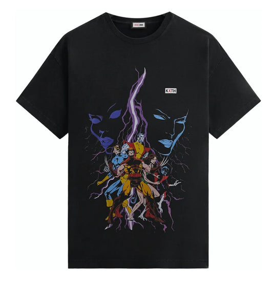 Kith x Marvel X-Men Clash Vintage Tee Black