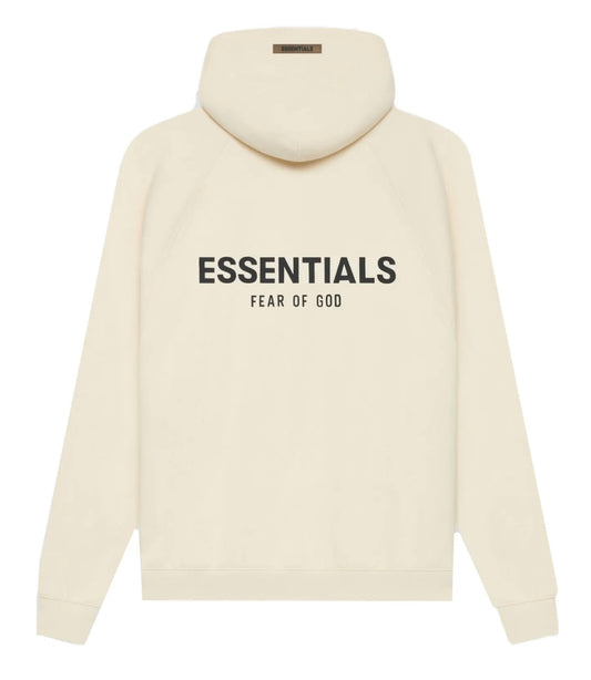 Fear of God Essentials Pull-Over Hoodie (SS21) Cream/Buttercream