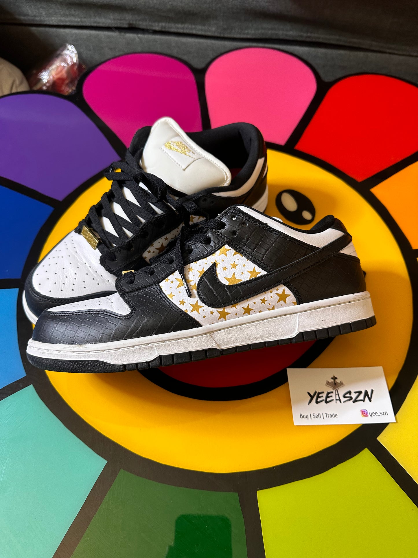 Nike SB Dunk Low Supreme Stars Black (2021)