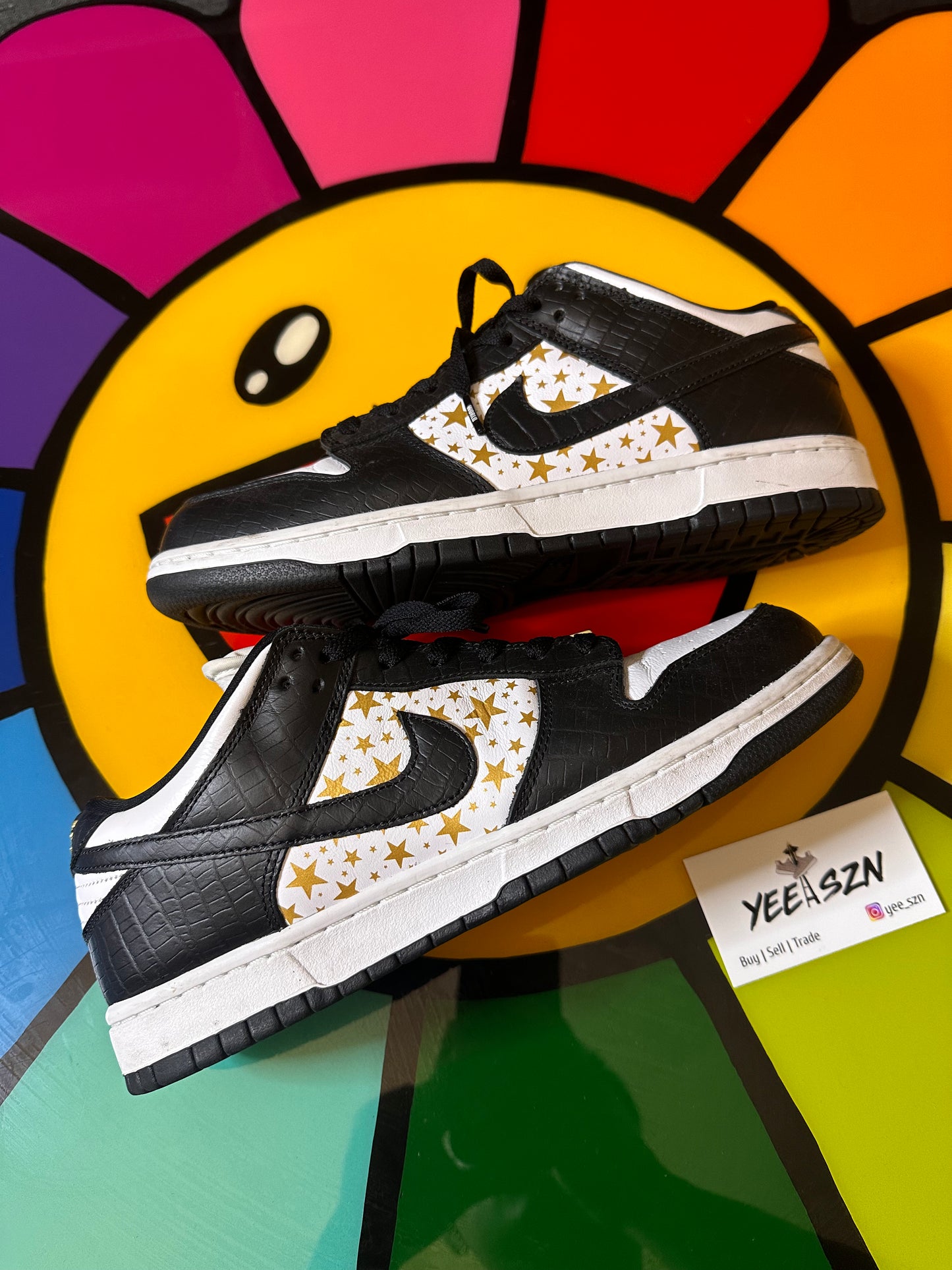 Nike SB Dunk Low Supreme Stars Black (2021)