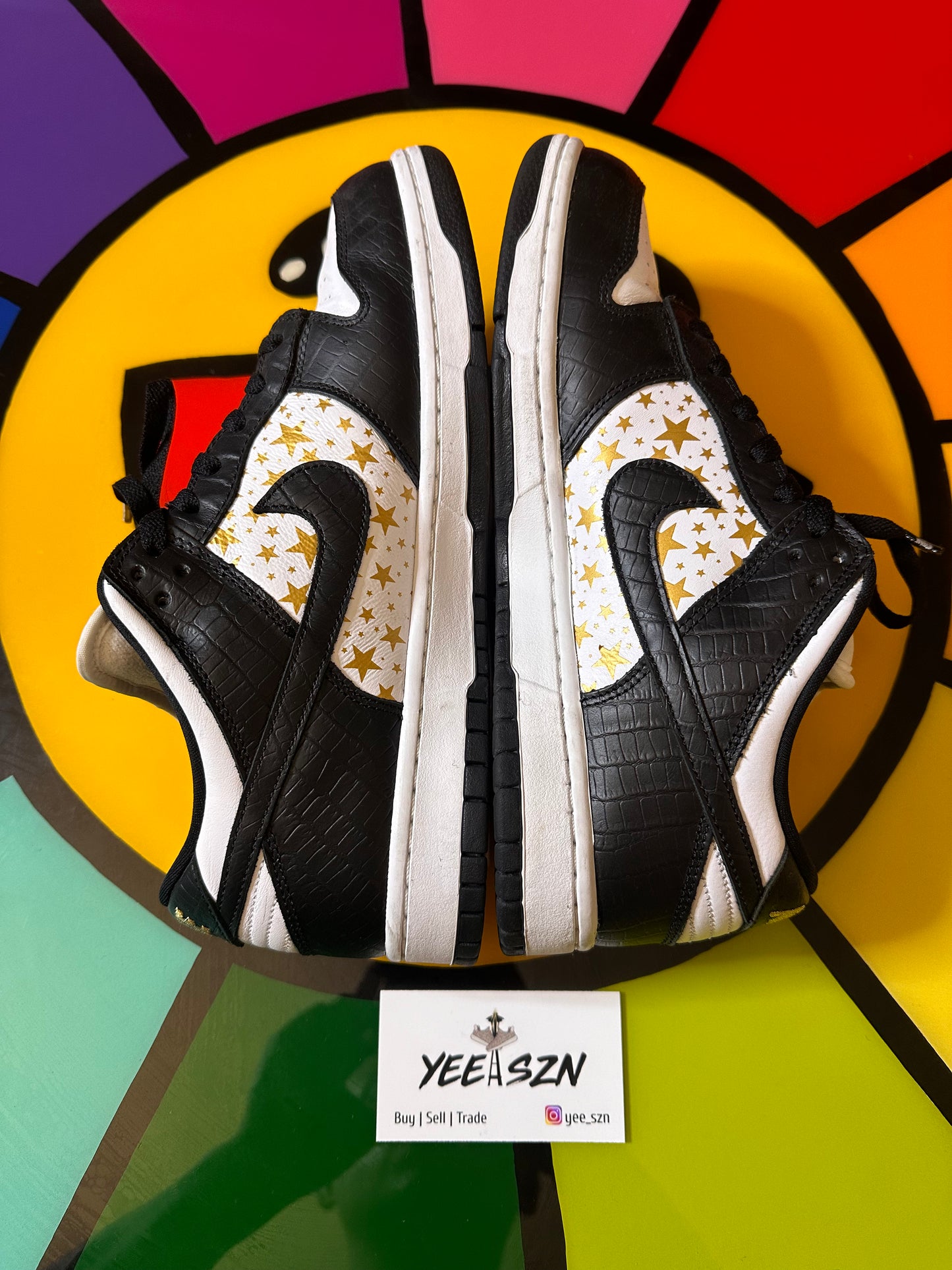 Nike SB Dunk Low Supreme Stars Black (2021)