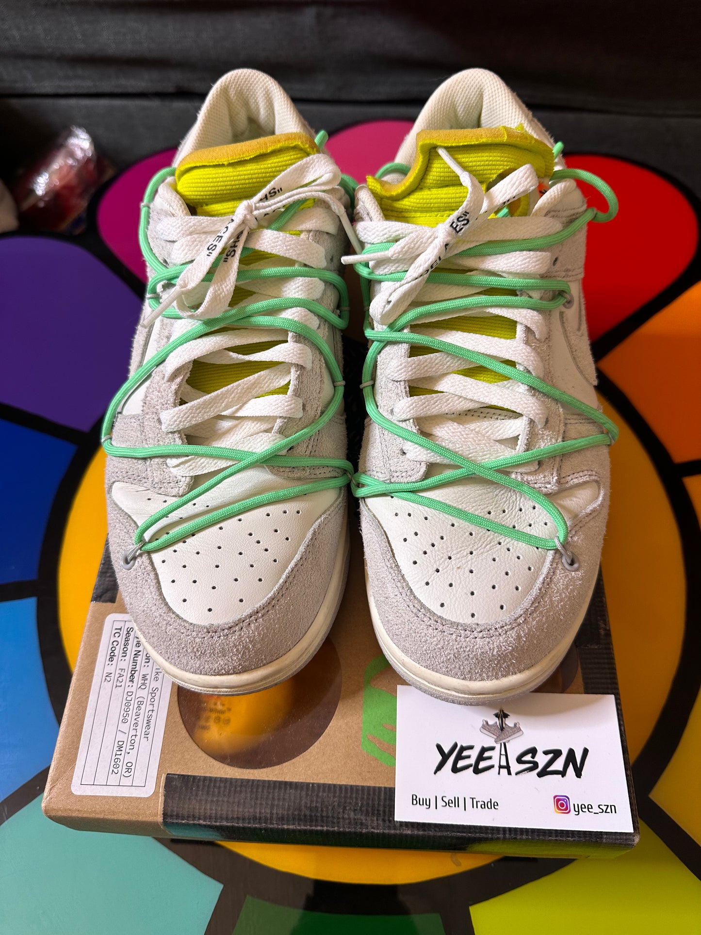 Nike Dunk Low Off-White Lot 14