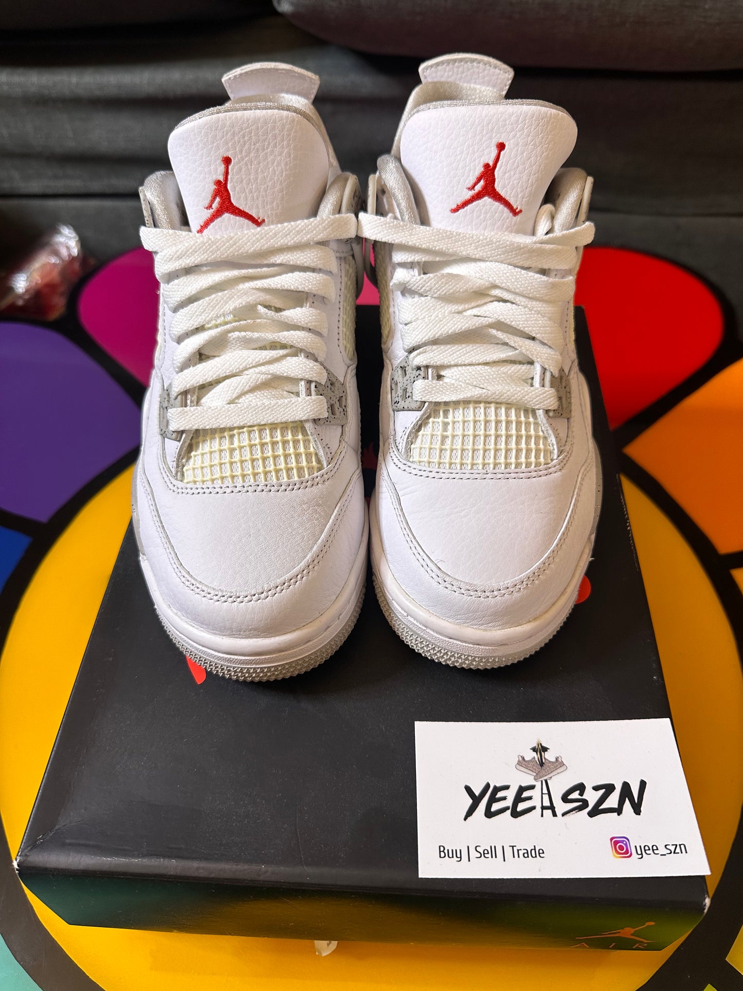 Jordan 4 Retro White Oreo (2021) (GS)