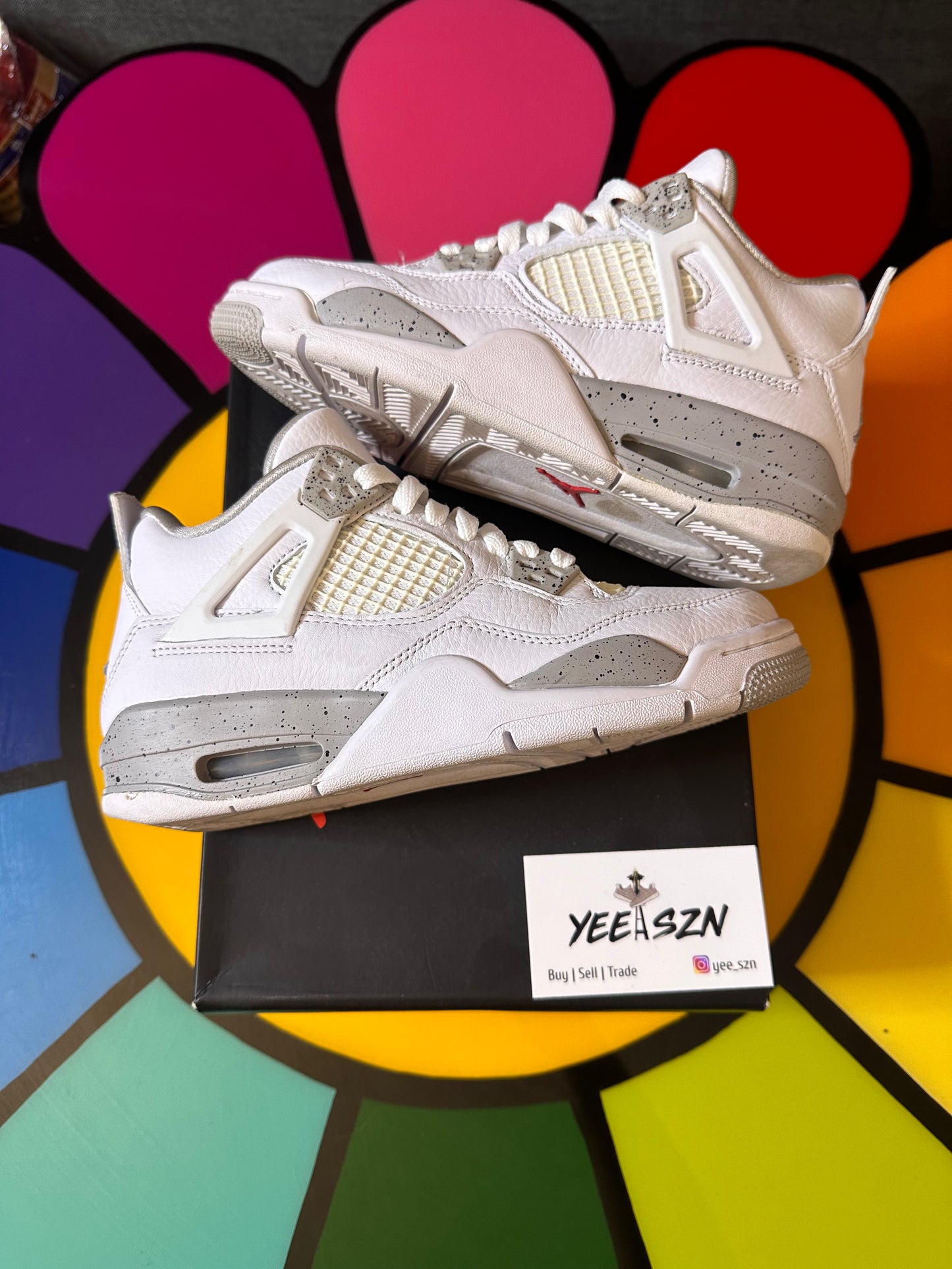 Jordan 4 Retro White Oreo (2021) (GS)