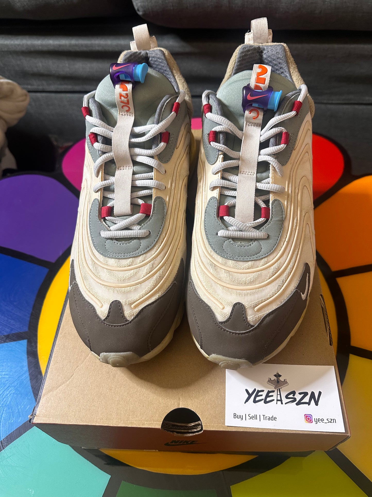 Nike Air Max 270 React ENG Travis Scott Cactus Trails