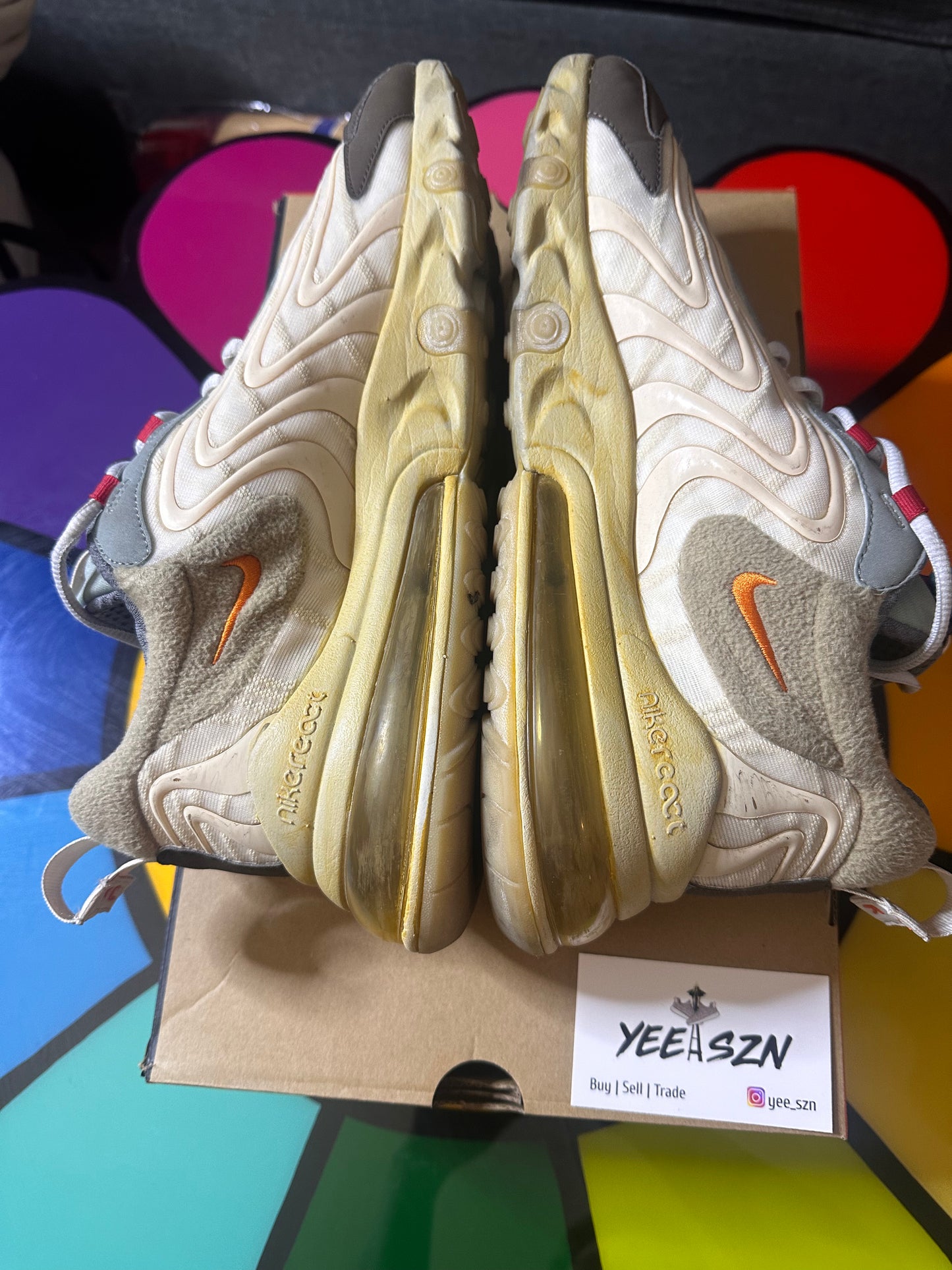 Nike Air Max 270 React ENG Travis Scott Cactus Trails