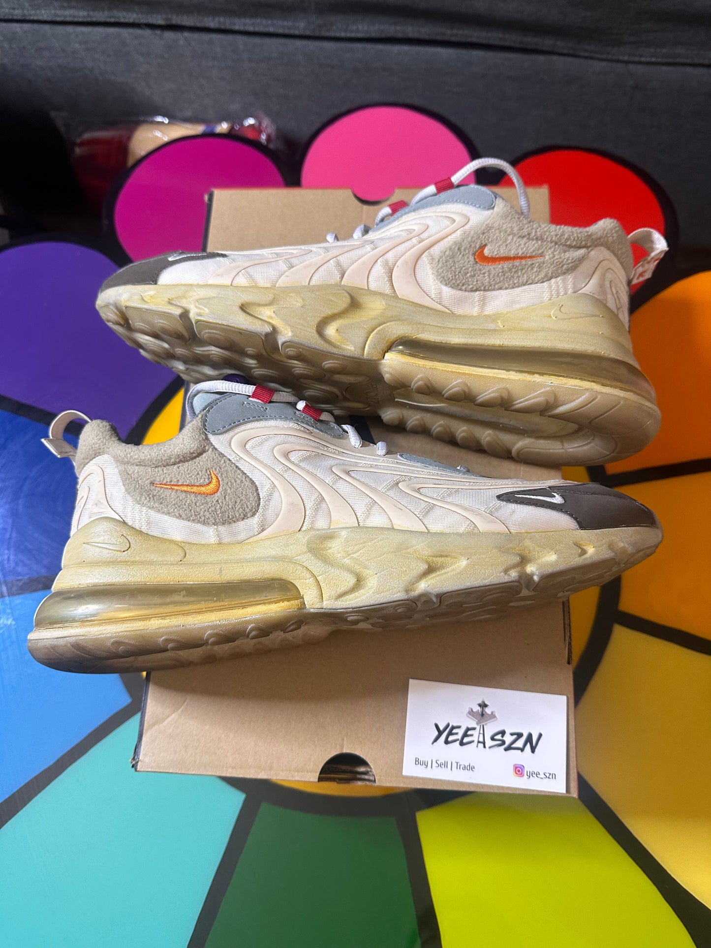 Nike Air Max 270 React ENG Travis Scott Cactus Trails