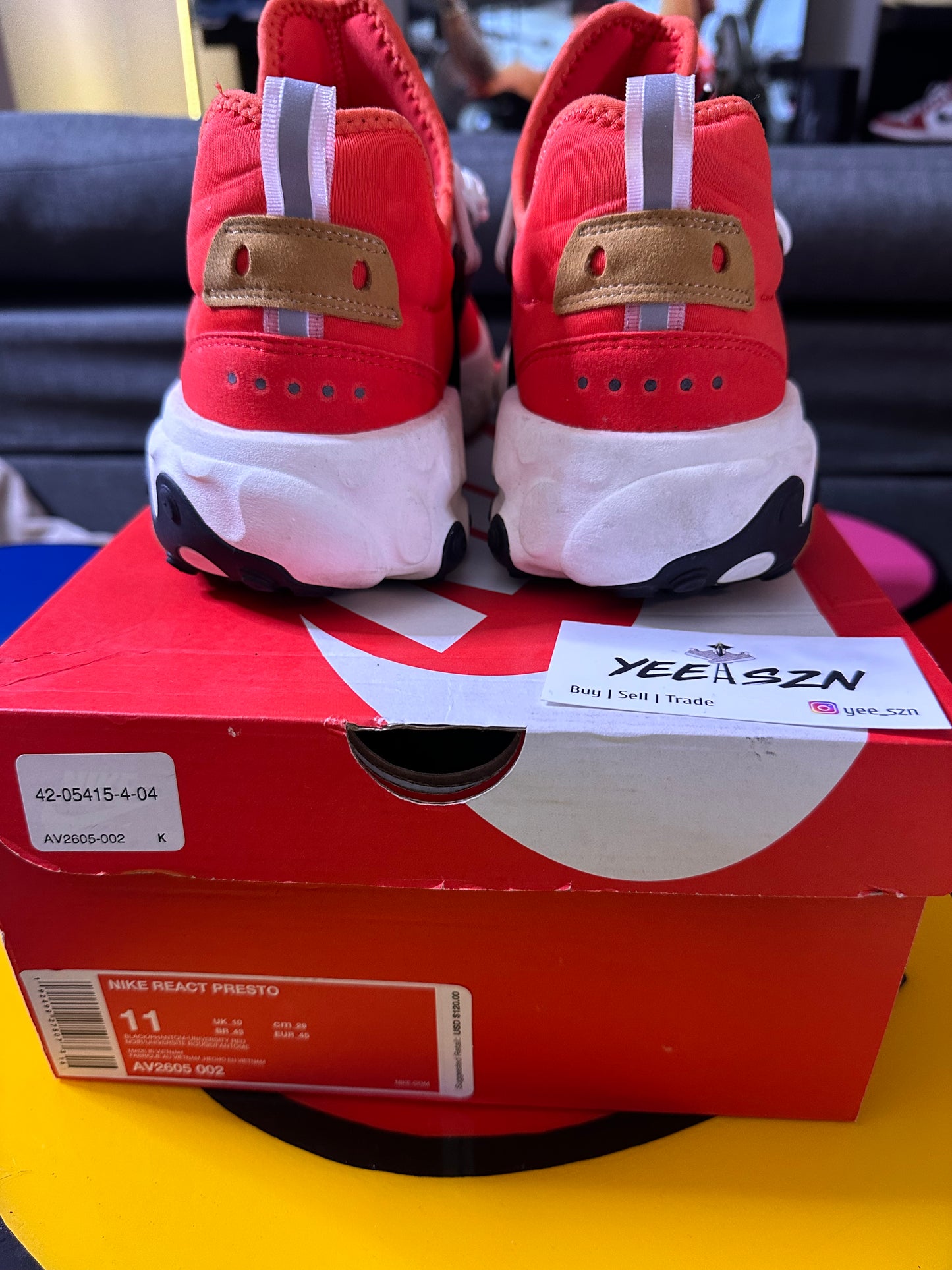 Nike React Presto Strawberry Shake