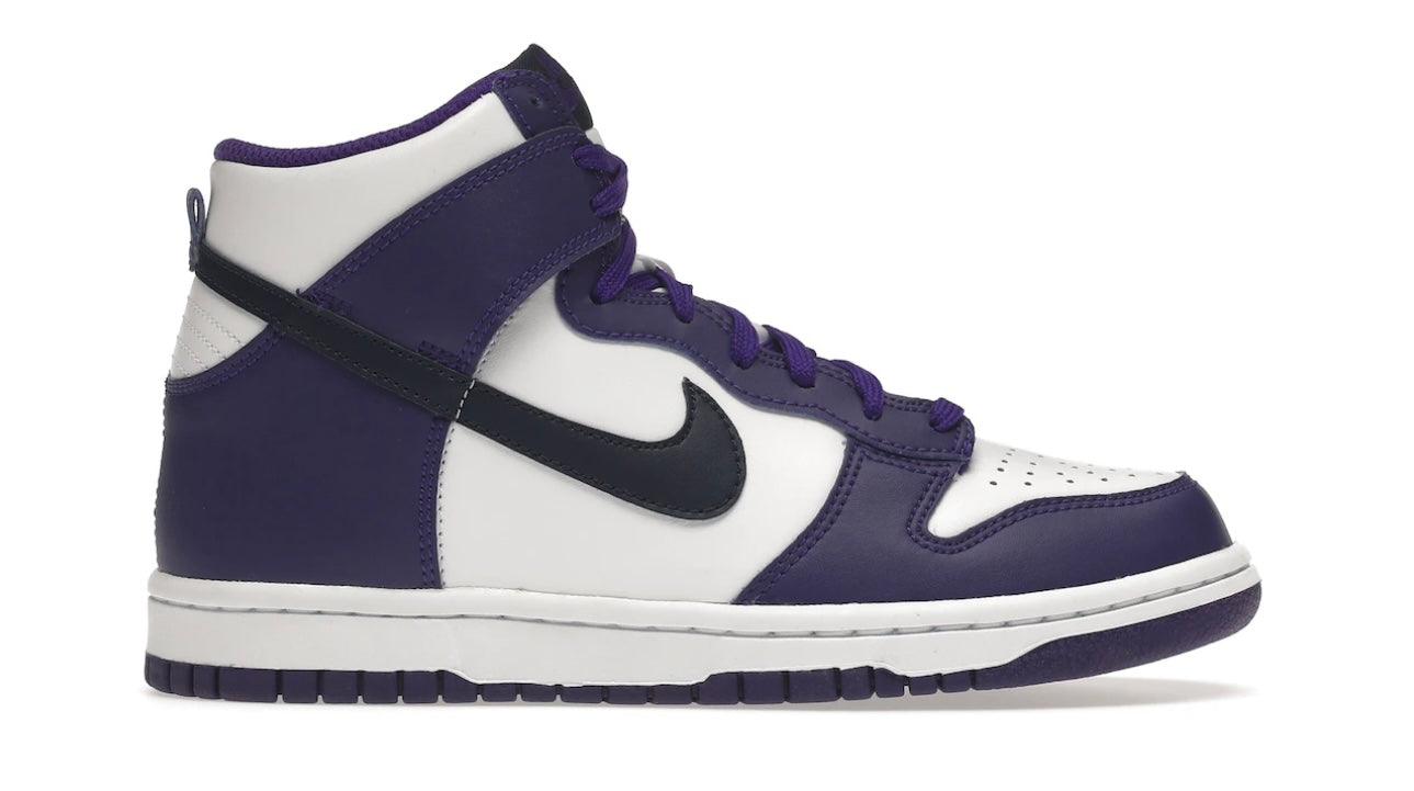 Nike Dunk High Electro Purple Midnght Navy (GS)